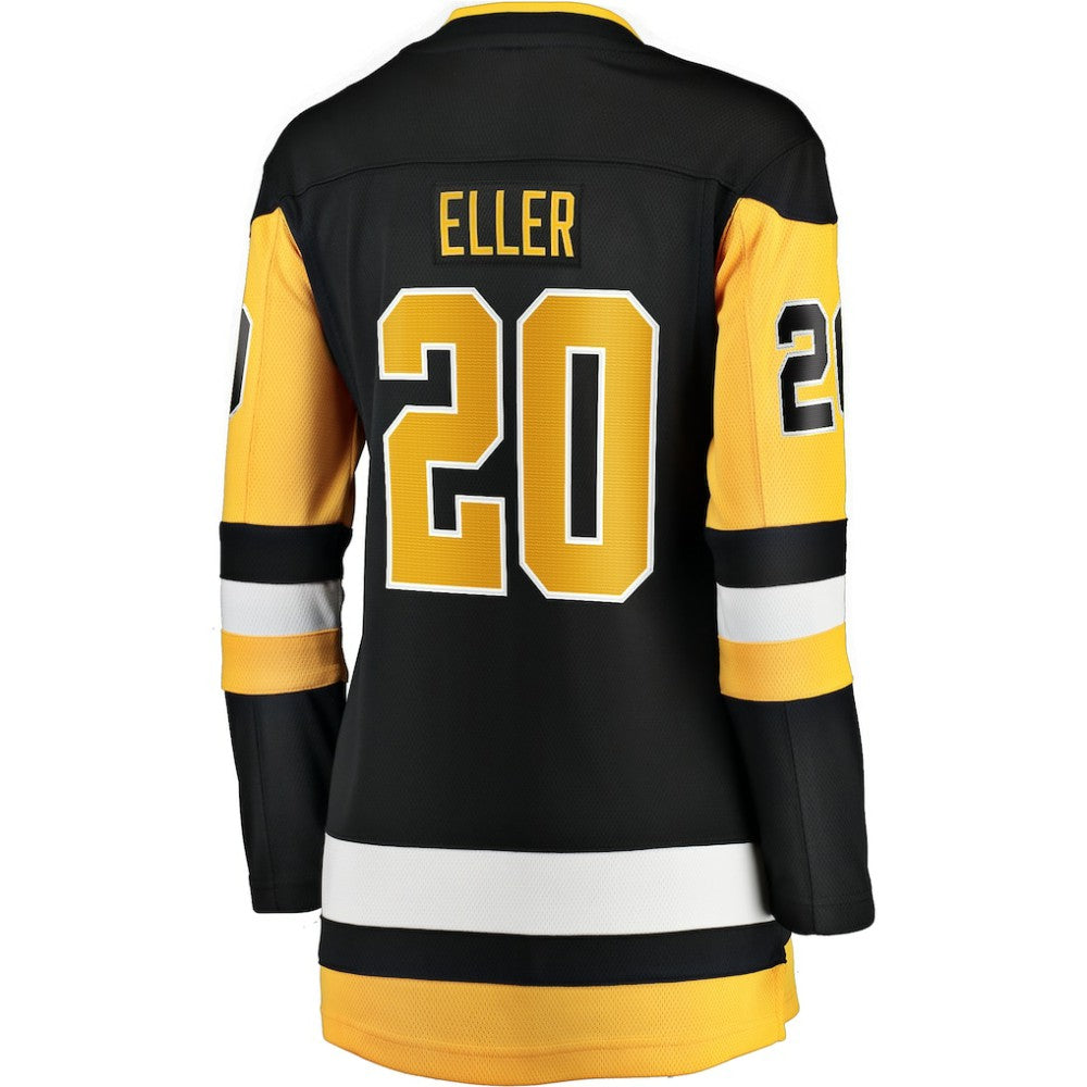 NHL Black Lars Eller Pittsburgh Penguins Fanatics Women's Home Breakaway Player Jersey