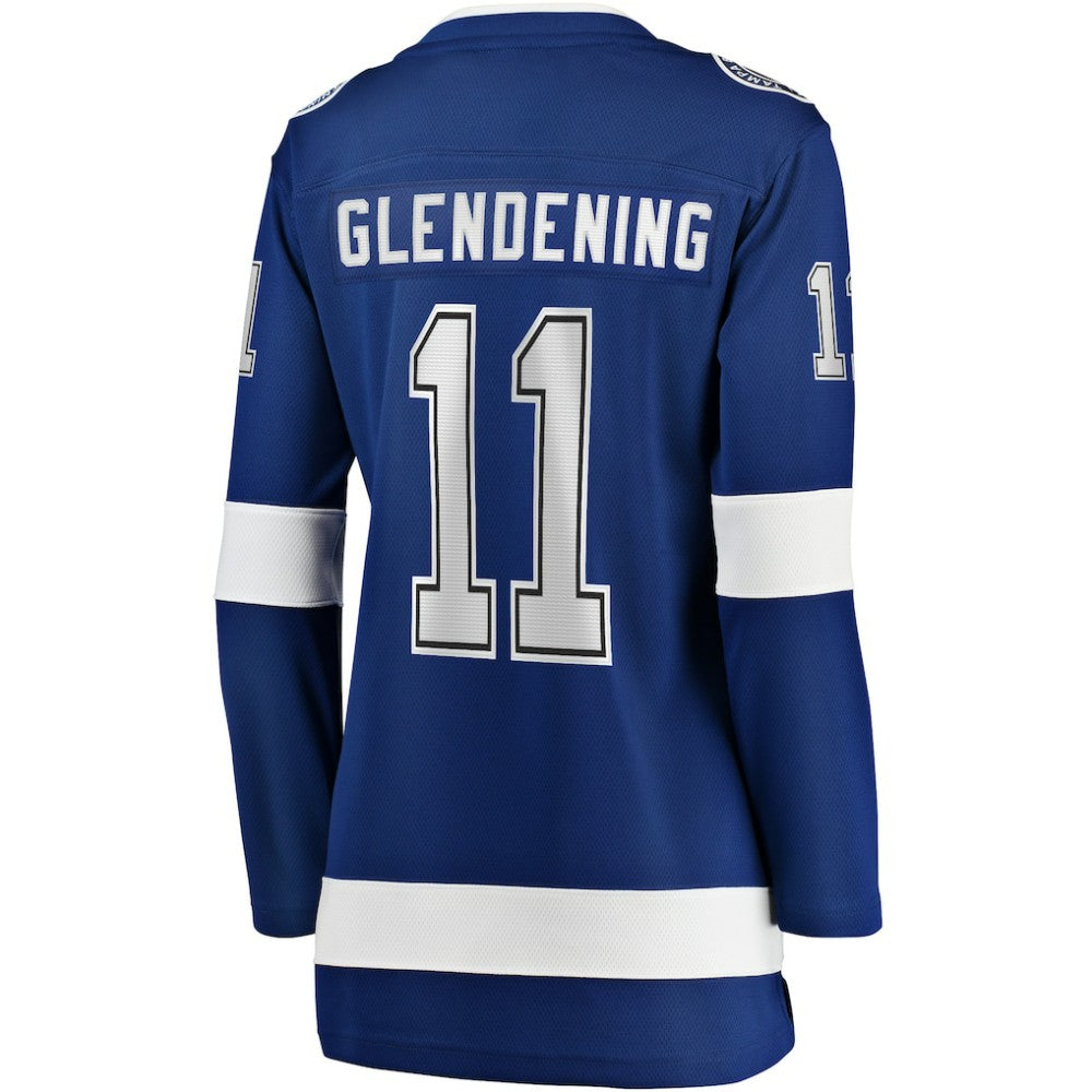 NHL Blue Luke Glendening Tampa Bay Lightning Fanatics Women's Home Breakaway Player Jersey