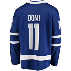 NHL Blue Max Domi Toronto Maple Leafs Fanatics Home Breakaway Jersey