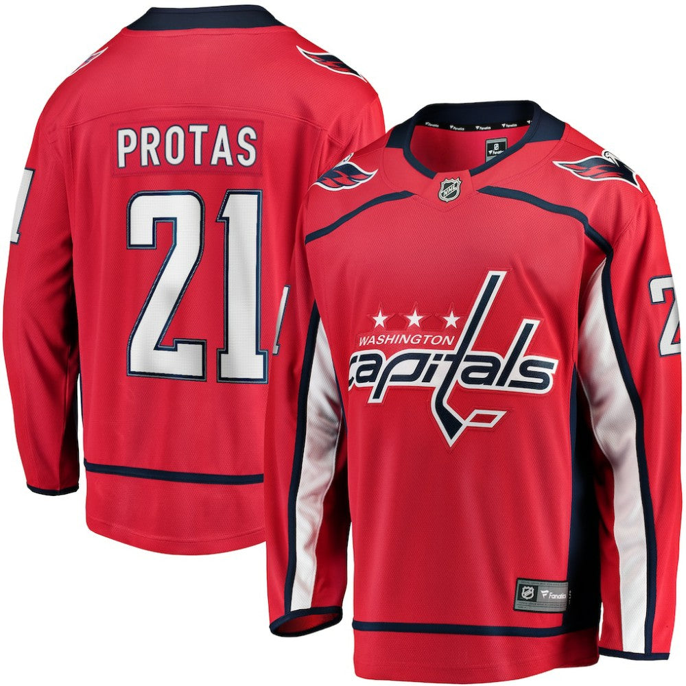 NHL Red Aliaksei Protas Washington Capitals Fanatics Home Breakaway Jersey