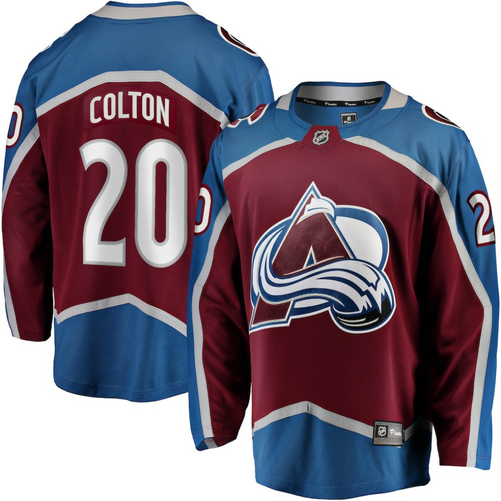 NHL Maroon Ross Colton Colorado Avalanche Fanatics Home Breakaway Jersey