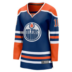 NHL Royal Derek Ryan Edmonton Oilers Fanatics Women's Home Breakaway Player Jersey