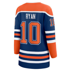 NHL Royal Derek Ryan Edmonton Oilers Fanatics Women's Home Breakaway Player Jersey