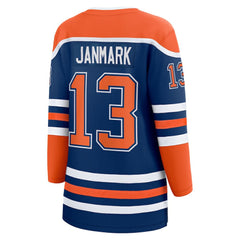 NHL Royal Mattias Janmark Edmonton Oilers Fanatics Women's Home Breakaway Player Jersey
