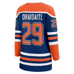 NHL Royal Leon Draisaitl Edmonton Oilers Fanatics Women's Home Breakaway Player Jersey