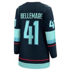 NHL Deep Sea Blue Pierre-Edouard Bellemare Seattle Kraken Fanatics Women's Home Breakaway Player Jersey