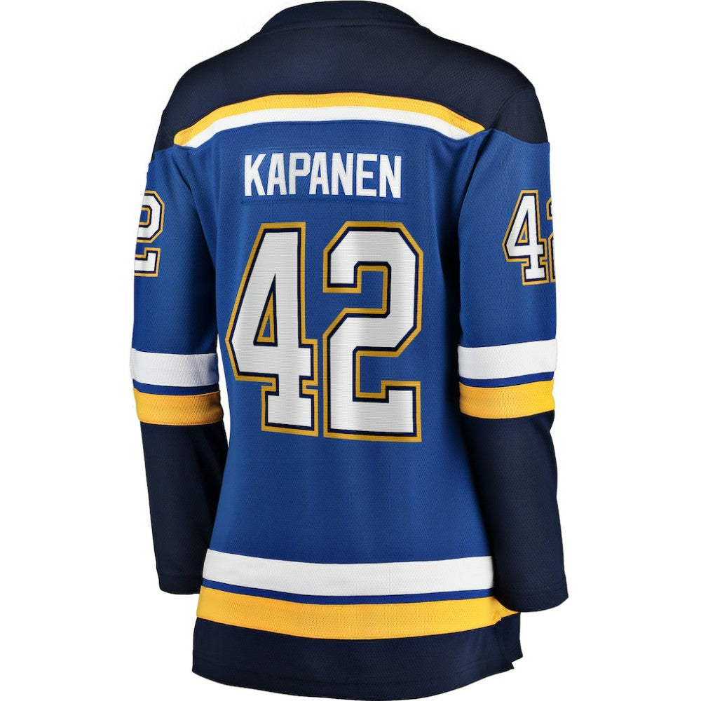 NHL Blue Kasperi Kapanen St. Louis Blues Fanatics Women's Home Breakaway Player Jersey
