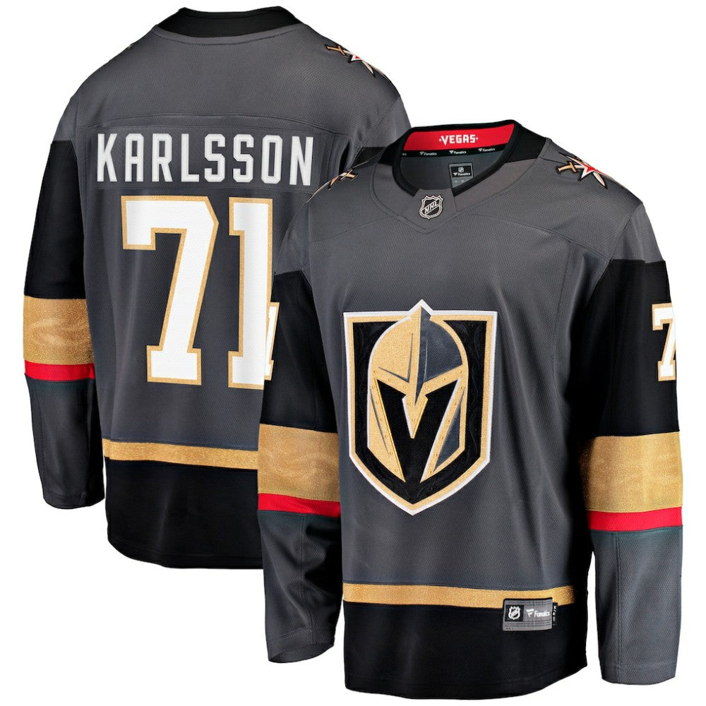 NHL Gray William Karlsson Vegas Golden Knights Fanatics Alternate Breakaway Jersey