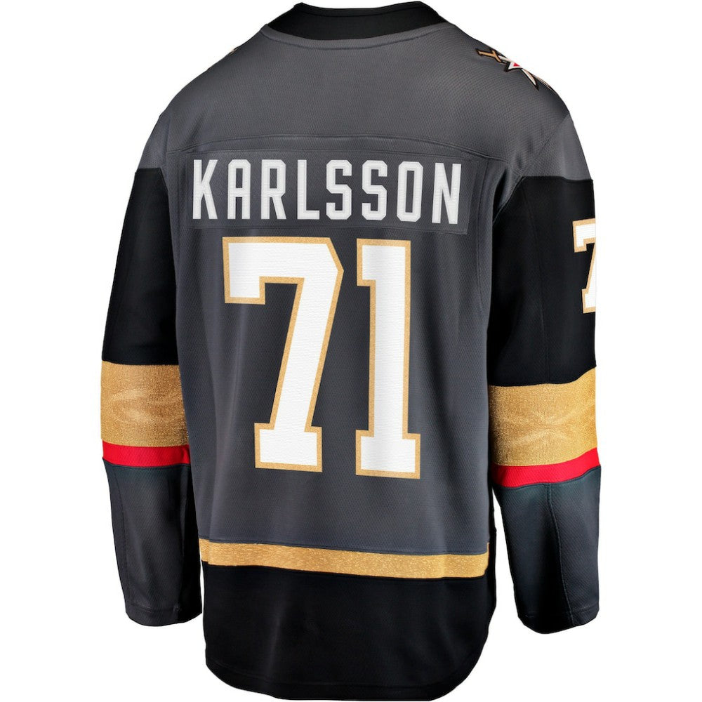 NHL Gray William Karlsson Vegas Golden Knights Fanatics Alternate Breakaway Jersey