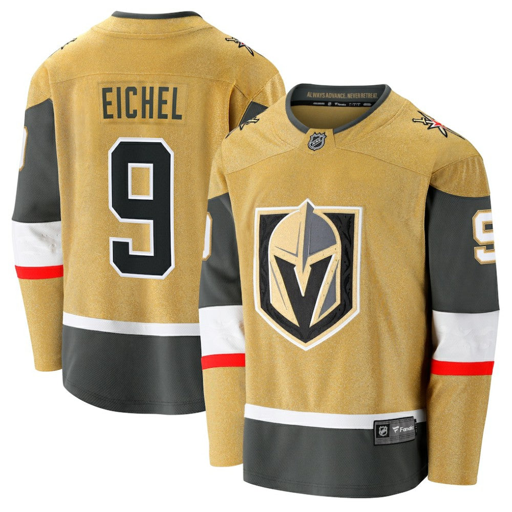 NHL Gold Jack Eichel Vegas Golden Knights Fanatics Home Breakaway Jersey