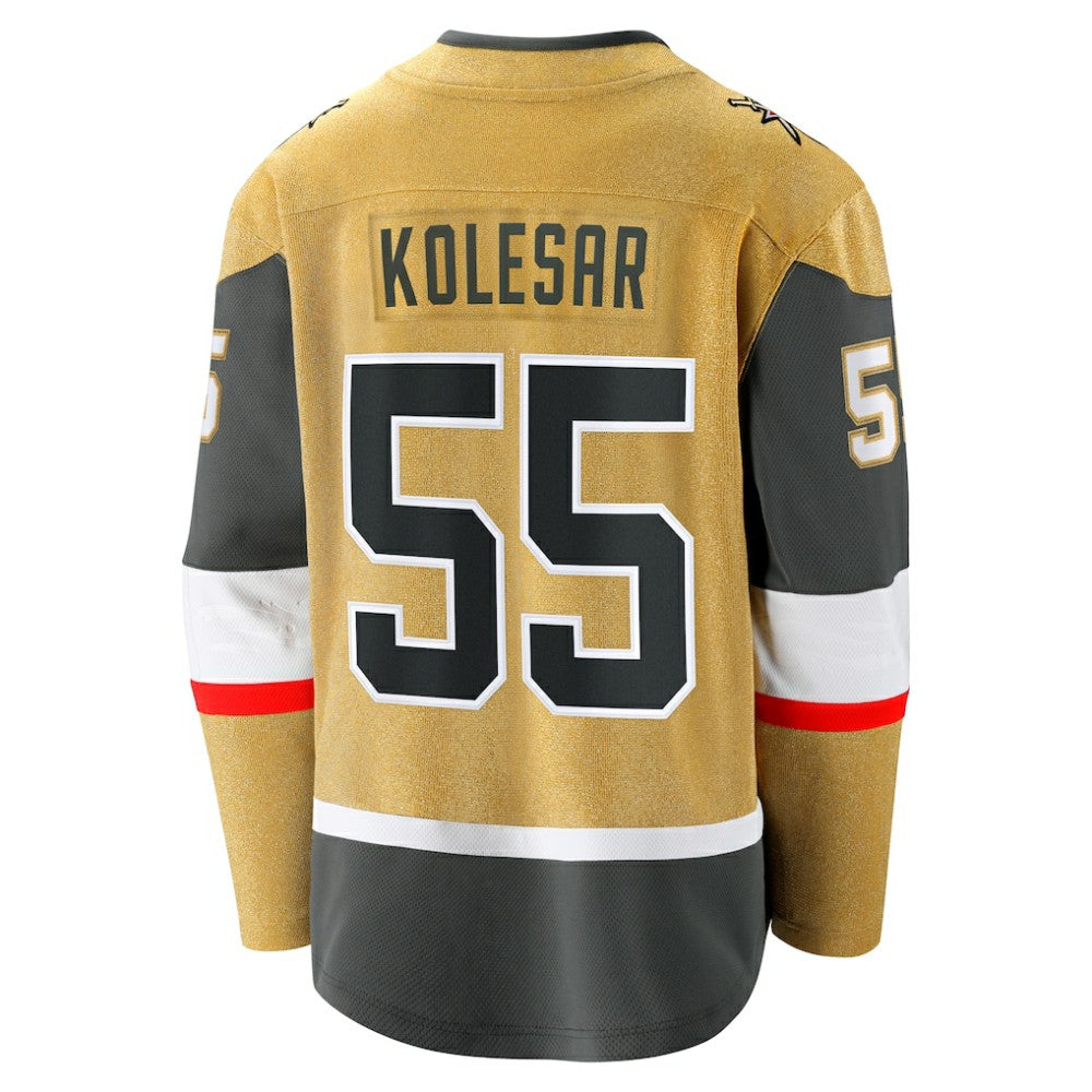 NHL Gold Keegan Kolesar Vegas Golden Knights Fanatics Home Breakaway Jersey