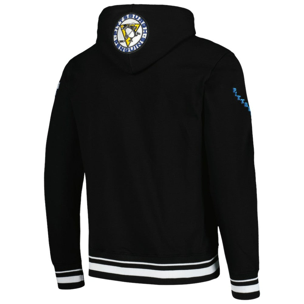 NHL Black Pittsburgh Penguins Pro Standard Retro Classic Fleece Pullover Hoodie