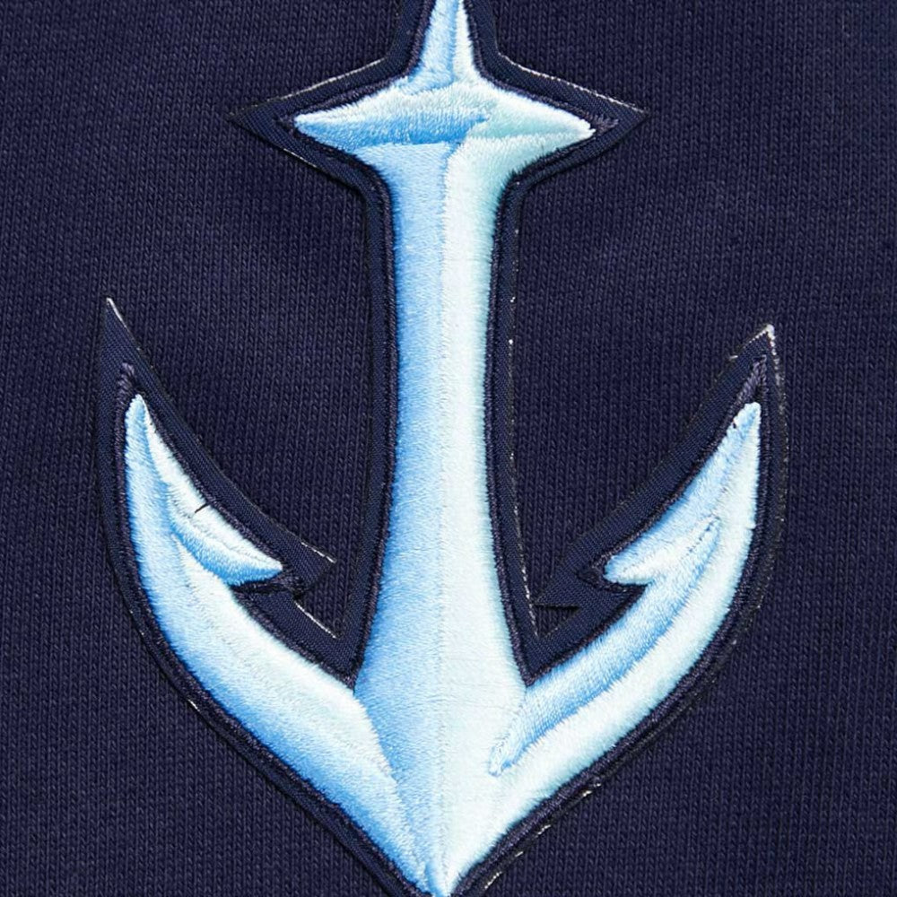 NHL Deep Sea Blue Seattle Kraken Pro Standard Retro Classic Fleece Pullover Hoodie