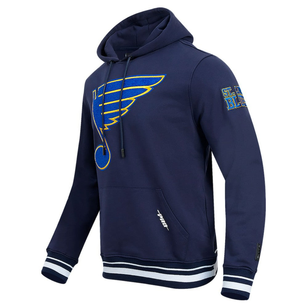 NHL Navy St. Louis Blues Pro Standard Retro Classic Fleece Pullover Hoodie