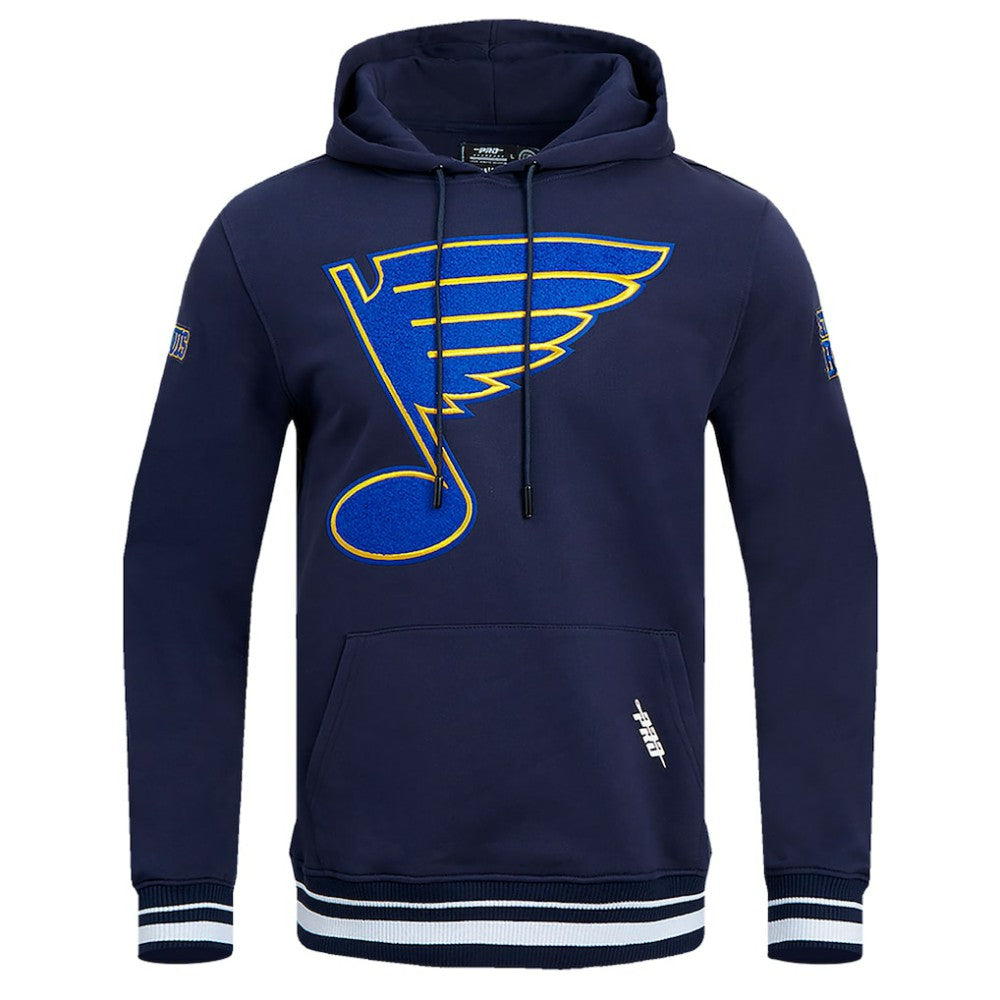 NHL Navy St. Louis Blues Pro Standard Retro Classic Fleece Pullover Hoodie