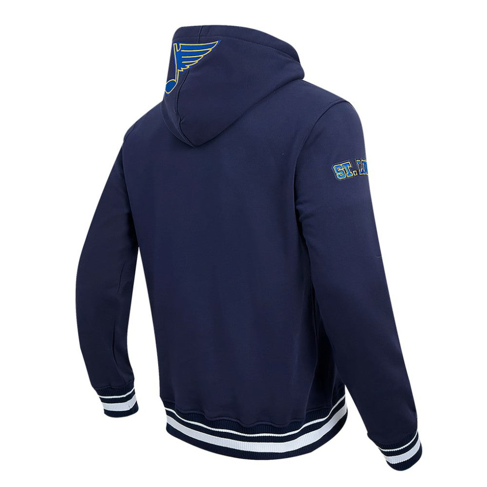 NHL Navy St. Louis Blues Pro Standard Retro Classic Fleece Pullover Hoodie