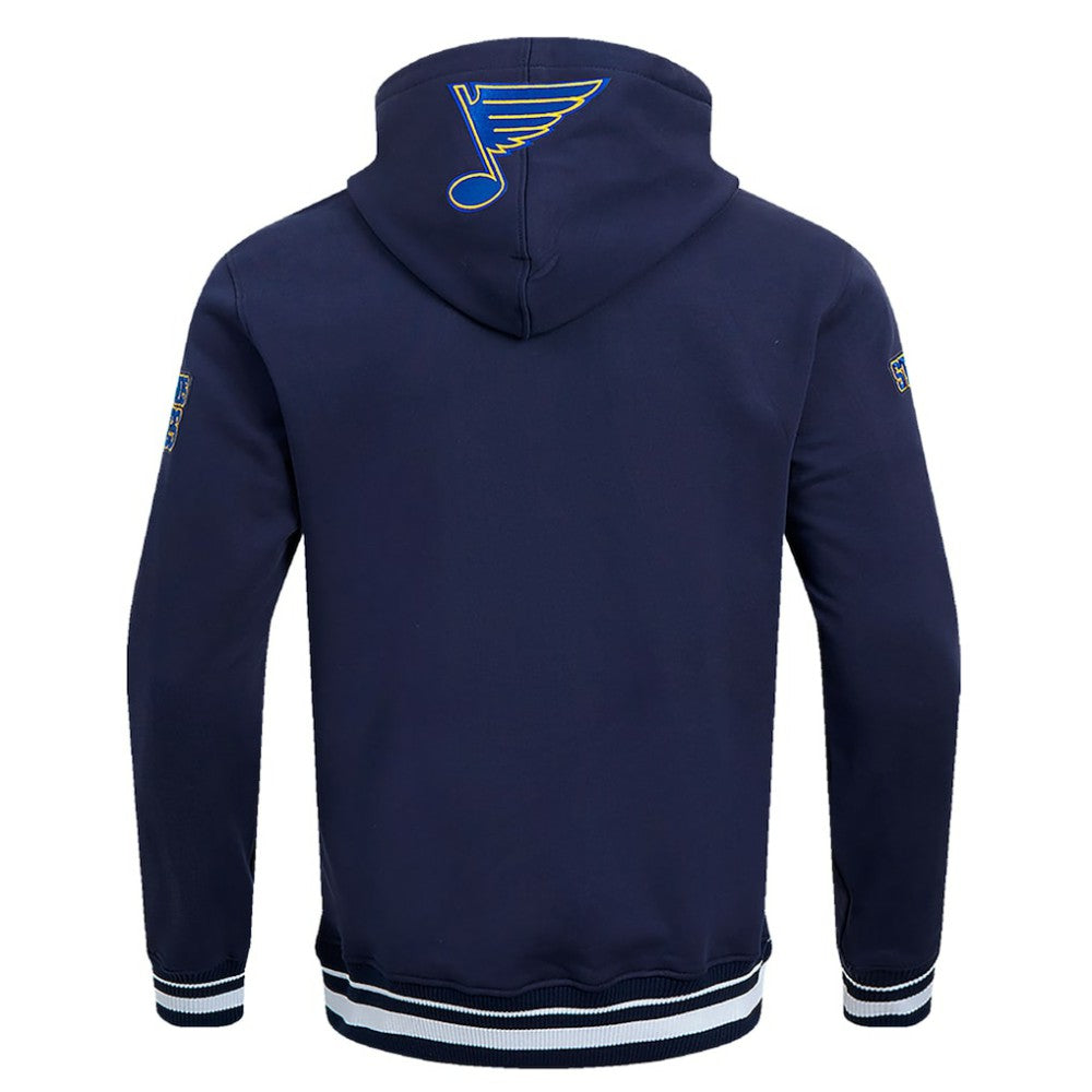 NHL Navy St. Louis Blues Pro Standard Retro Classic Fleece Pullover Hoodie