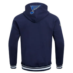 NHL Navy St. Louis Blues Pro Standard Retro Classic Fleece Pullover Hoodie