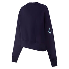 NHL Deep Sea Blue Seattle Kraken Pro Standard Women's Mascot Crewneck Pullover Sweatshirt