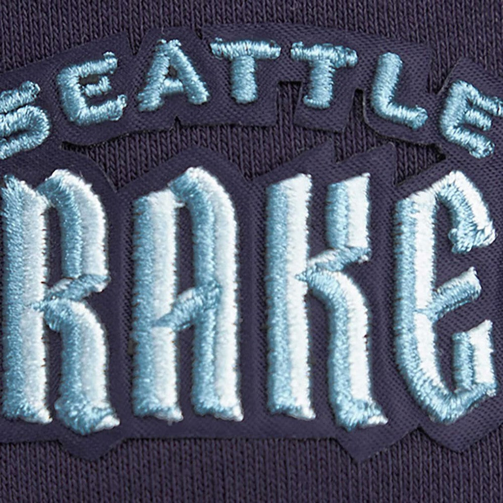 NHL Deep Sea Blue Seattle Kraken Pro Standard Women's Mascot Crewneck Pullover Sweatshirt