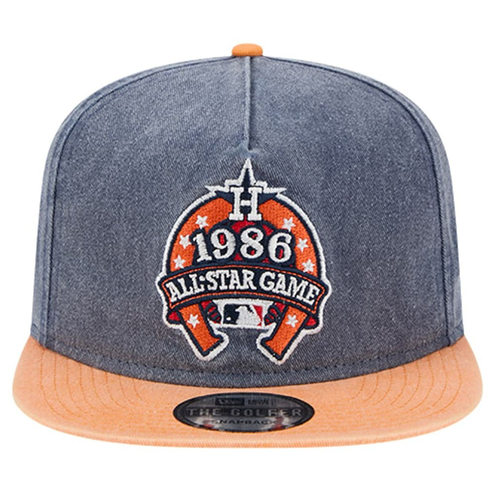 MLB Houston Astros New Era 1986 MLB All-Star Game Pigment Dye Golfer  Snapback Hat
