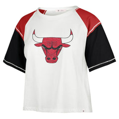 NBA Chicago Bulls '47 Women's Premier Raglan Cropped T-Shirt sale