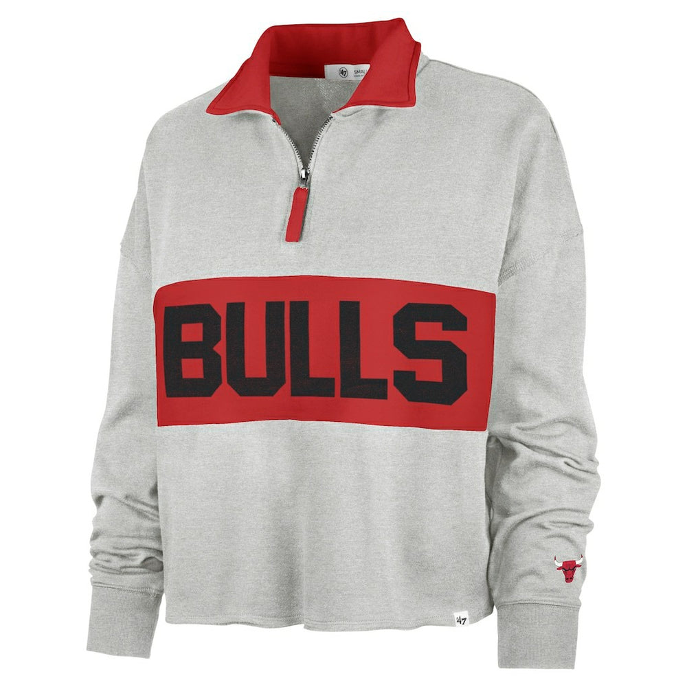 NBA Chicago Bulls '47 Women's Breakthrough Remi Quarter-Zip Jacket sale