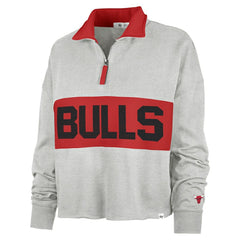 NBA Chicago Bulls '47 Women's Breakthrough Remi Quarter-Zip Jacket sale