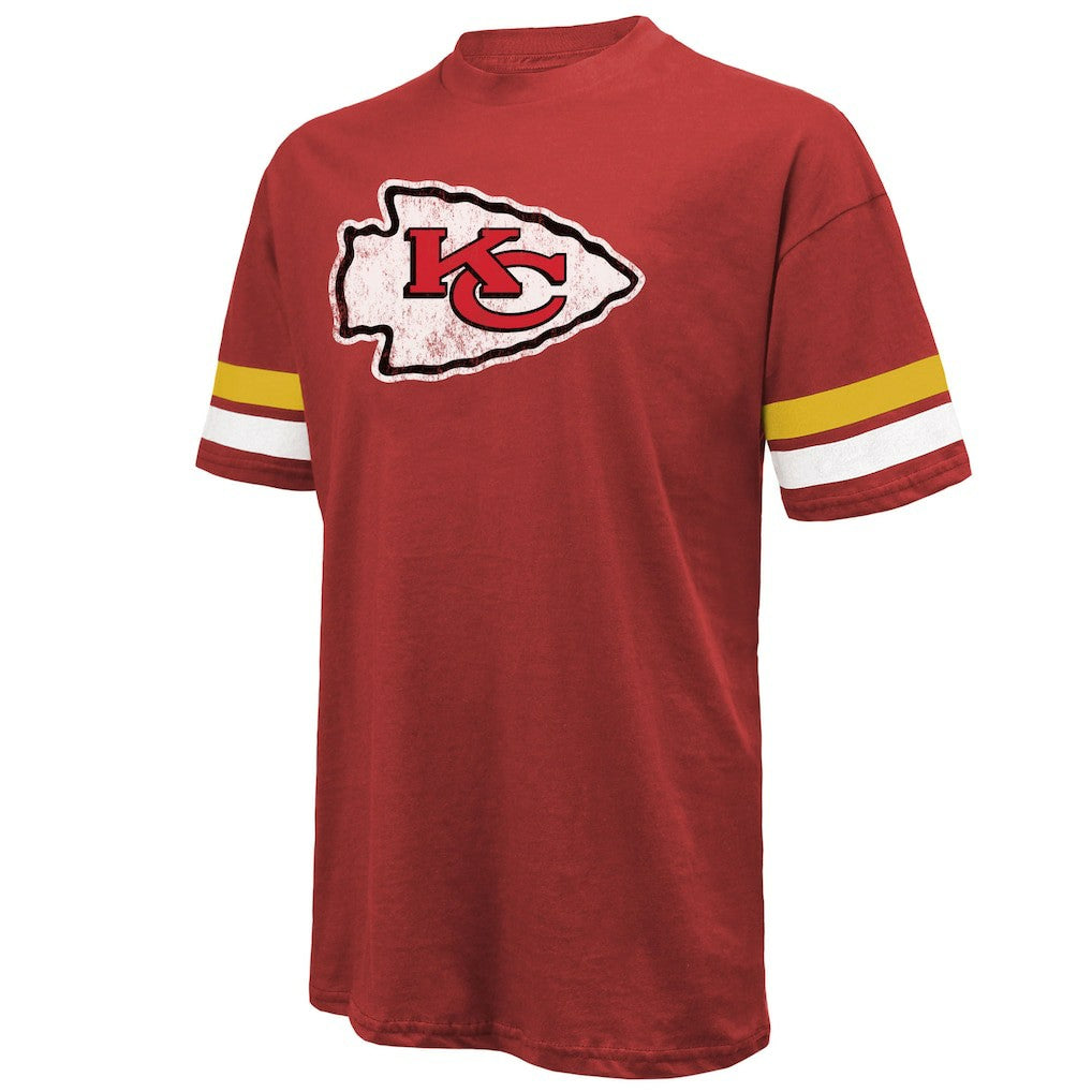 Travis Kelce  Majestic Threads Name & Number Oversized Fit T-Shirt - Kansas City Chiefs