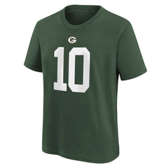 Jordan Love  Youth Player Name & Number T-Shirt - Green Bay Packers