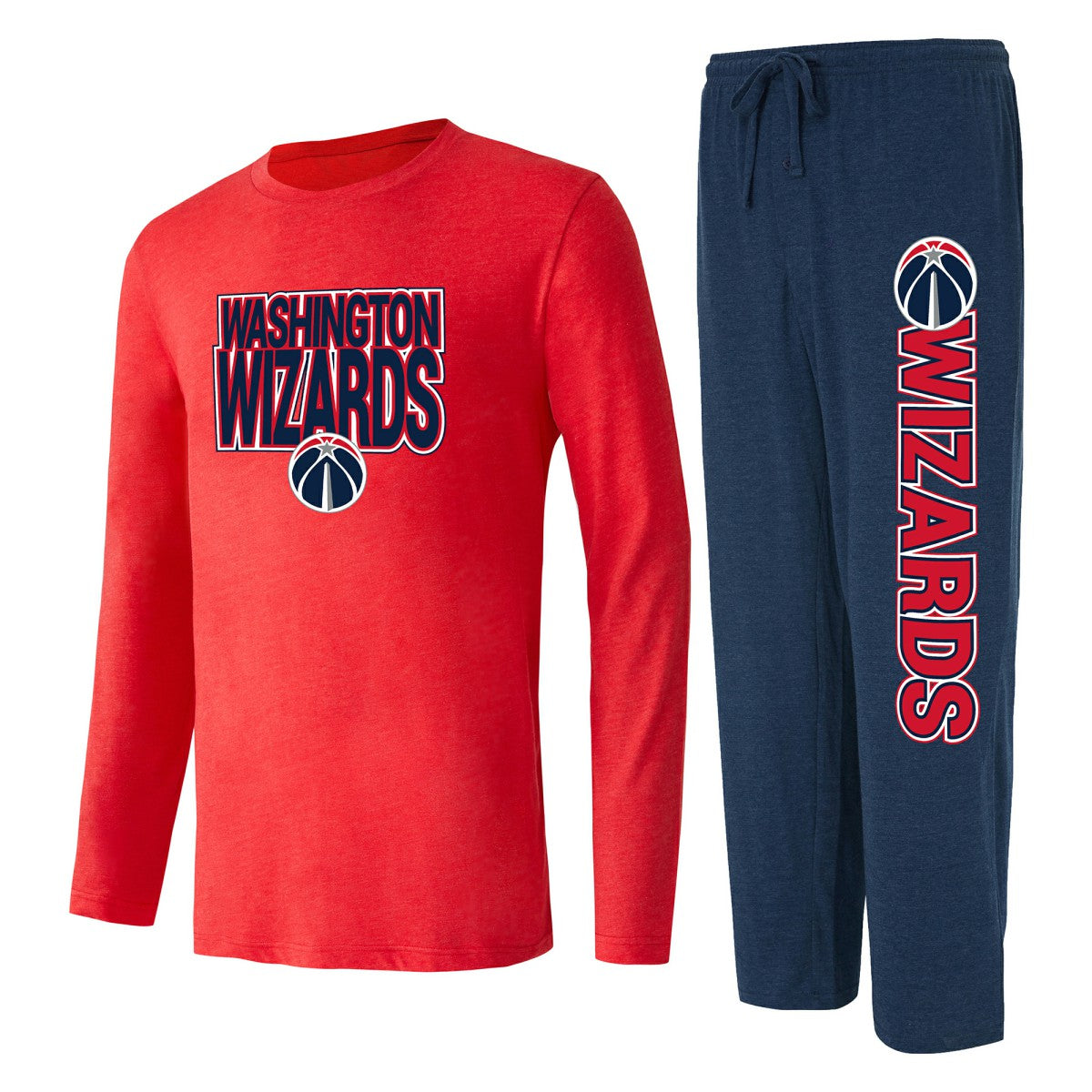 NBA Washington Wizards Concepts Sport Meter Long Sleeve Top & Pants Sleep Set