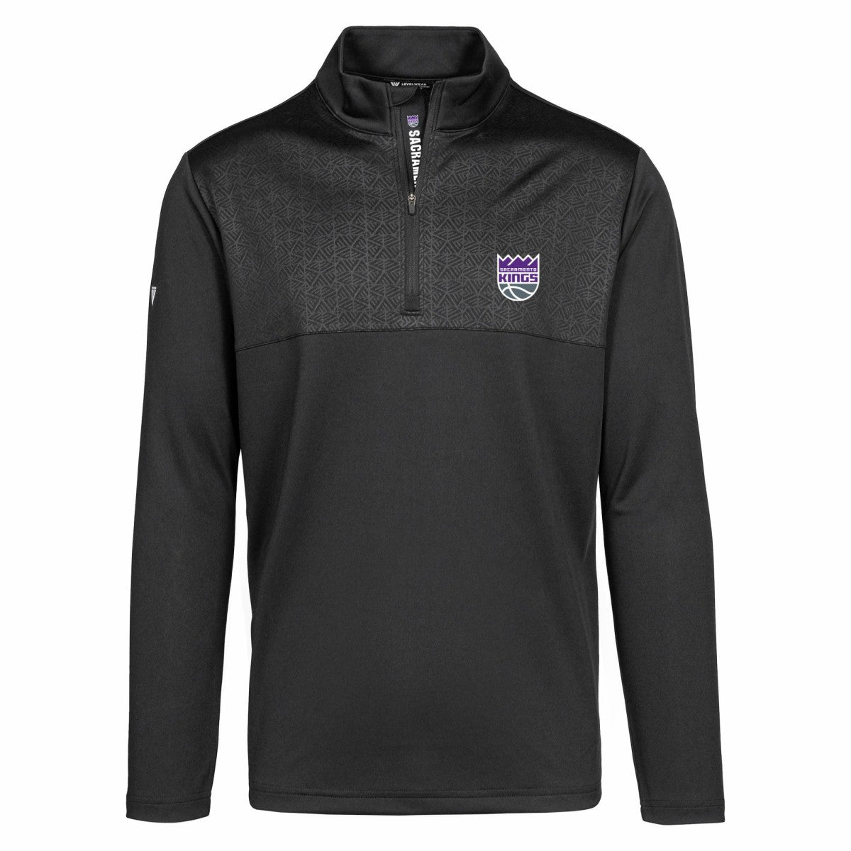 NBA Sacramento Kings Levelwear Truth Insignia Core Quarter-Zip Pullover Top
