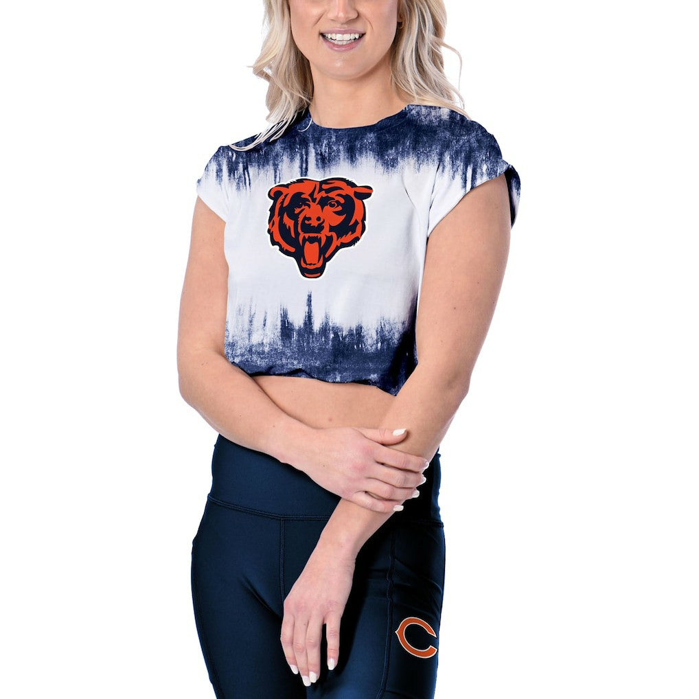 Certo Women's Cropped Framework T-Shirt - Chicago Bears