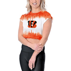 Certo Women's Cropped Framework T-Shirt - Cincinnati Bengals