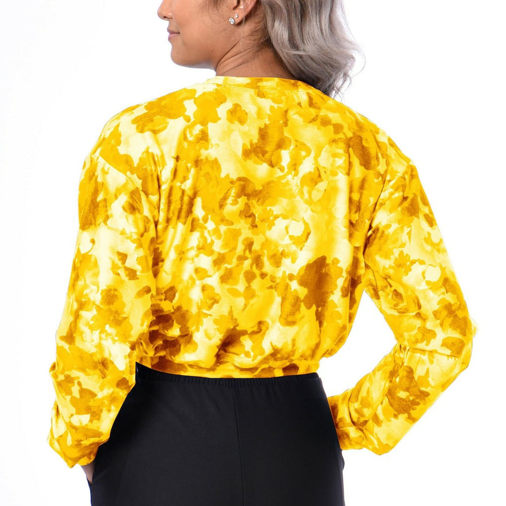 Certo Women's Cropped Long Sleeve T-Shirt - Pittsburgh Steelers