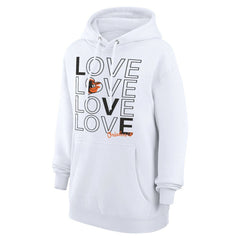 MLB Baltimore Orioles G-III 4Her by Carl Banks Women's Love Graphic Fleece Hoodie