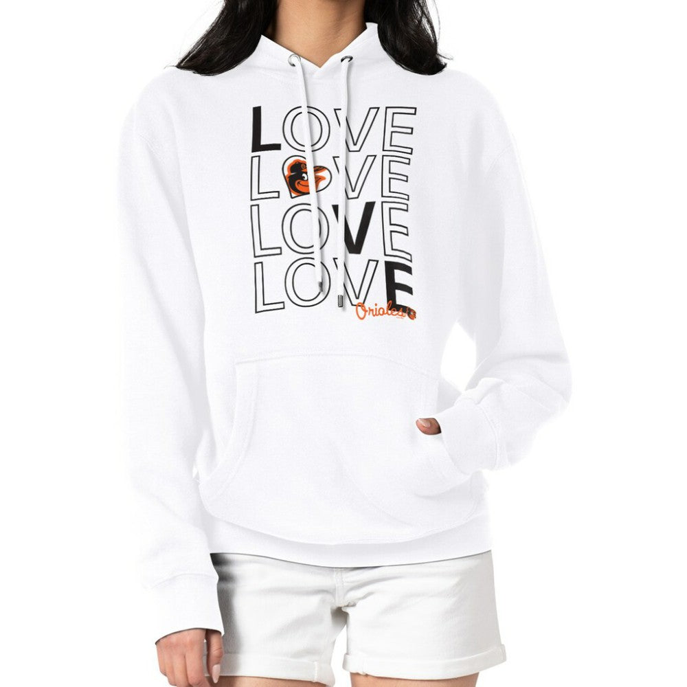 MLB Baltimore Orioles G-III 4Her by Carl Banks Women's Love Graphic Fleece Hoodie