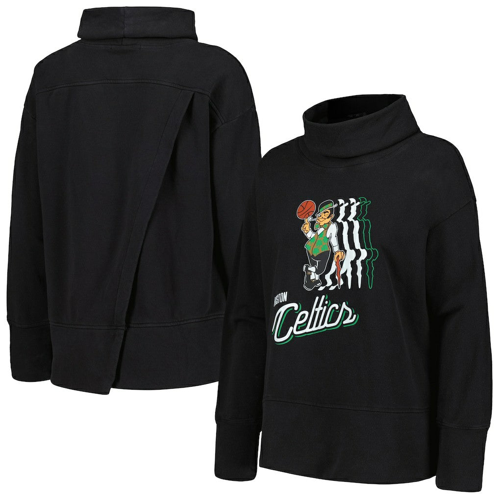 NBA Boston Celtics Levelwear Women's Sunset Pullover Sweatshirt