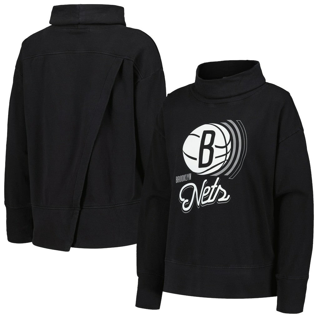 NBA Brooklyn Nets Levelwear Women's Sunset Pullover Sweatshirt