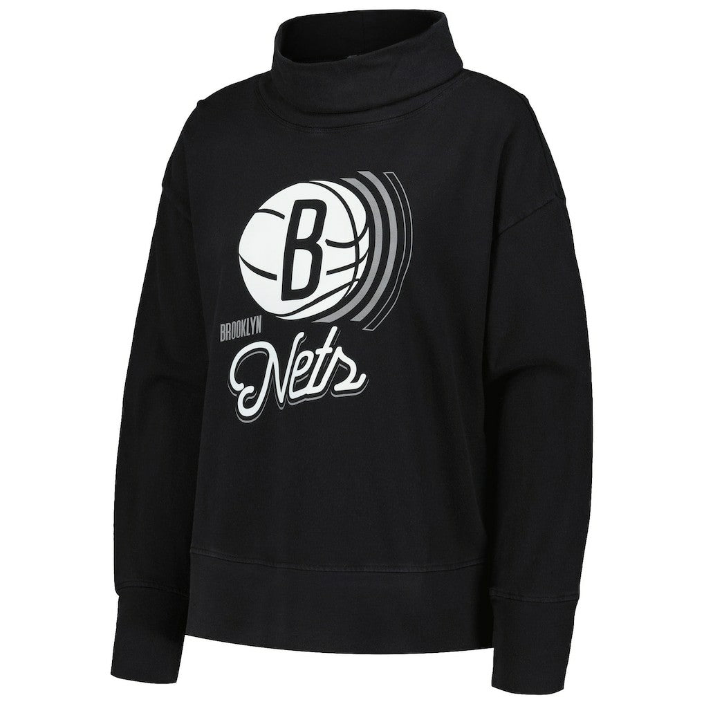 NBA Brooklyn Nets Levelwear Women's Sunset Pullover Sweatshirt