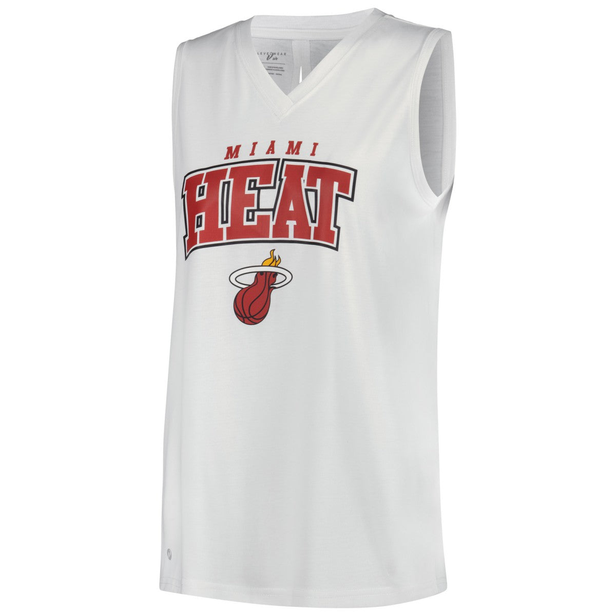 NBA Miami Heat Levelwear Women's Paisley Peekaboo Tank Top