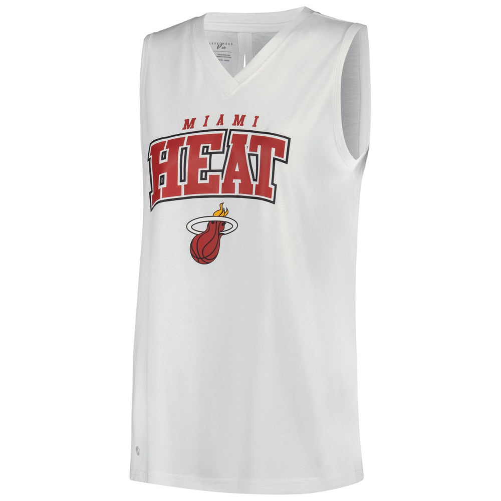 NBA Miami Heat Levelwear Women's Paisley Peekaboo Tank Top