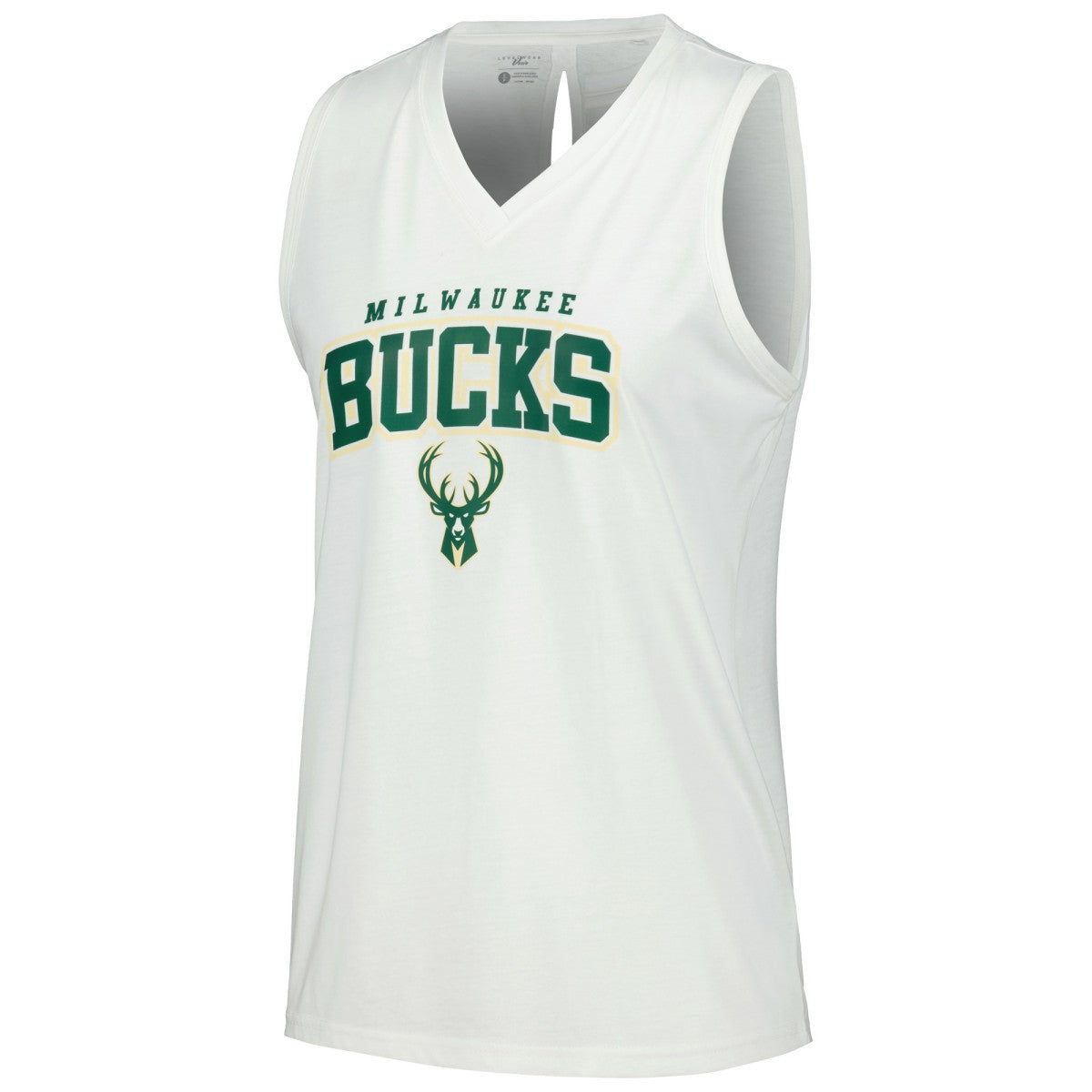 NBA Milwaukee Bucks Levelwear Women's Paisley Peekaboo Tank Top