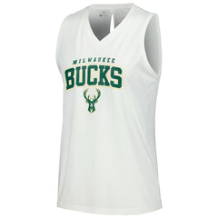 NBA Milwaukee Bucks Levelwear Women's Paisley Peekaboo Tank Top