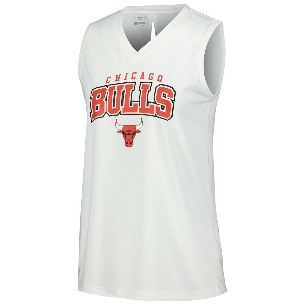 NBA Chicago Bulls Levelwear Women's Paisley Peekaboo Tank Top sale