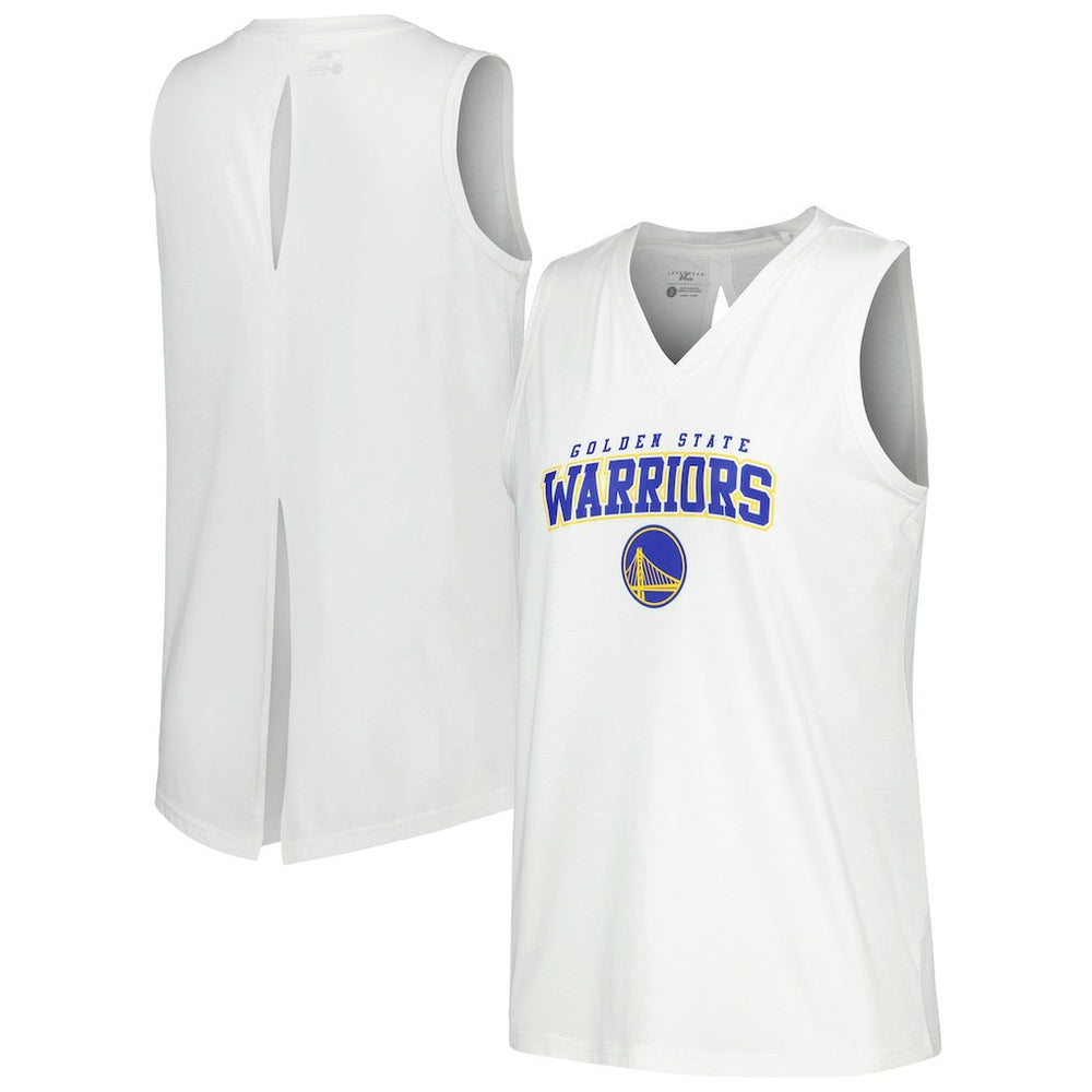 NBA Golden State Warriors Levelwear Women's Paisley Peekaboo Tank Top sale