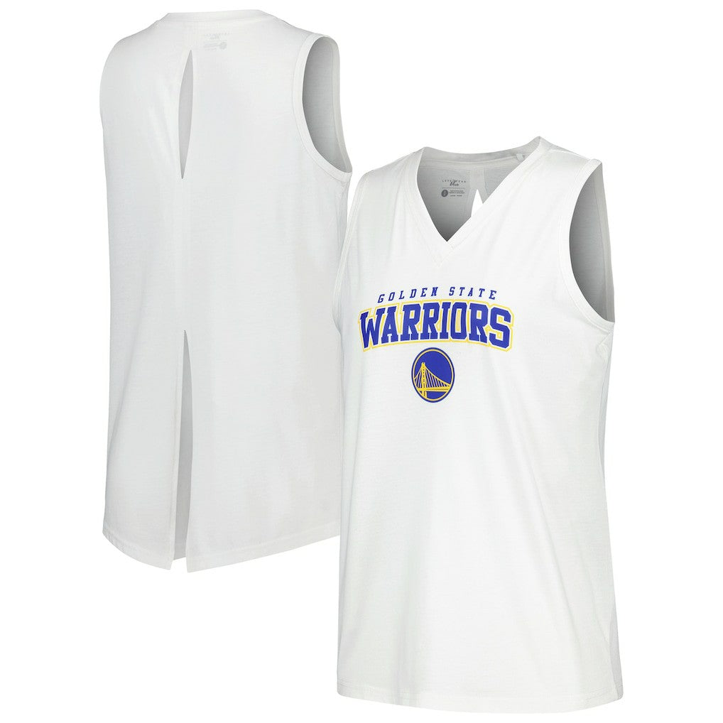 NBA Golden State Warriors Levelwear Women's Paisley Peekaboo Tank Top sale