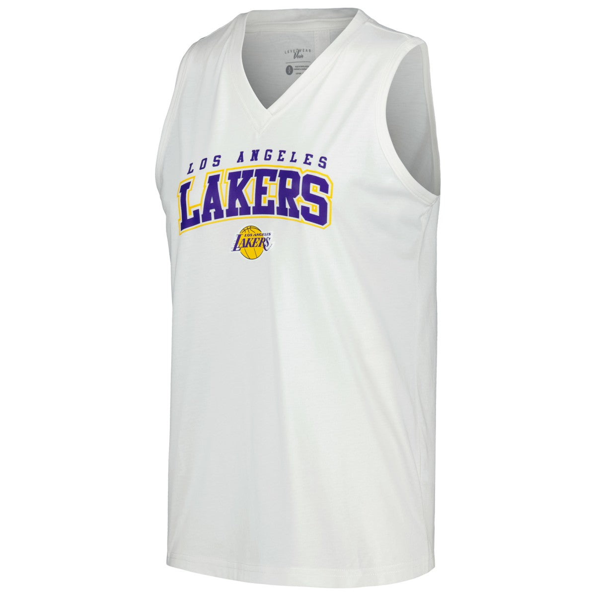 NBA Los Angeles Lakers Levelwear Women's Paisley Peekaboo Tank Top