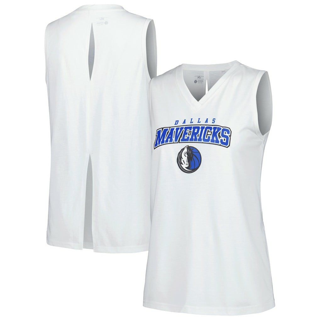 NBA Dallas Mavericks Levelwear Women's Paisley Peekaboo Tank Top sale
