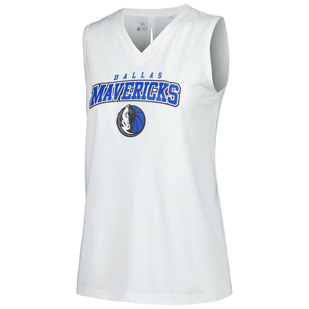 NBA Dallas Mavericks Levelwear Women's Paisley Peekaboo Tank Top sale